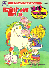 Rainbow Brite: A Big Coloring Book